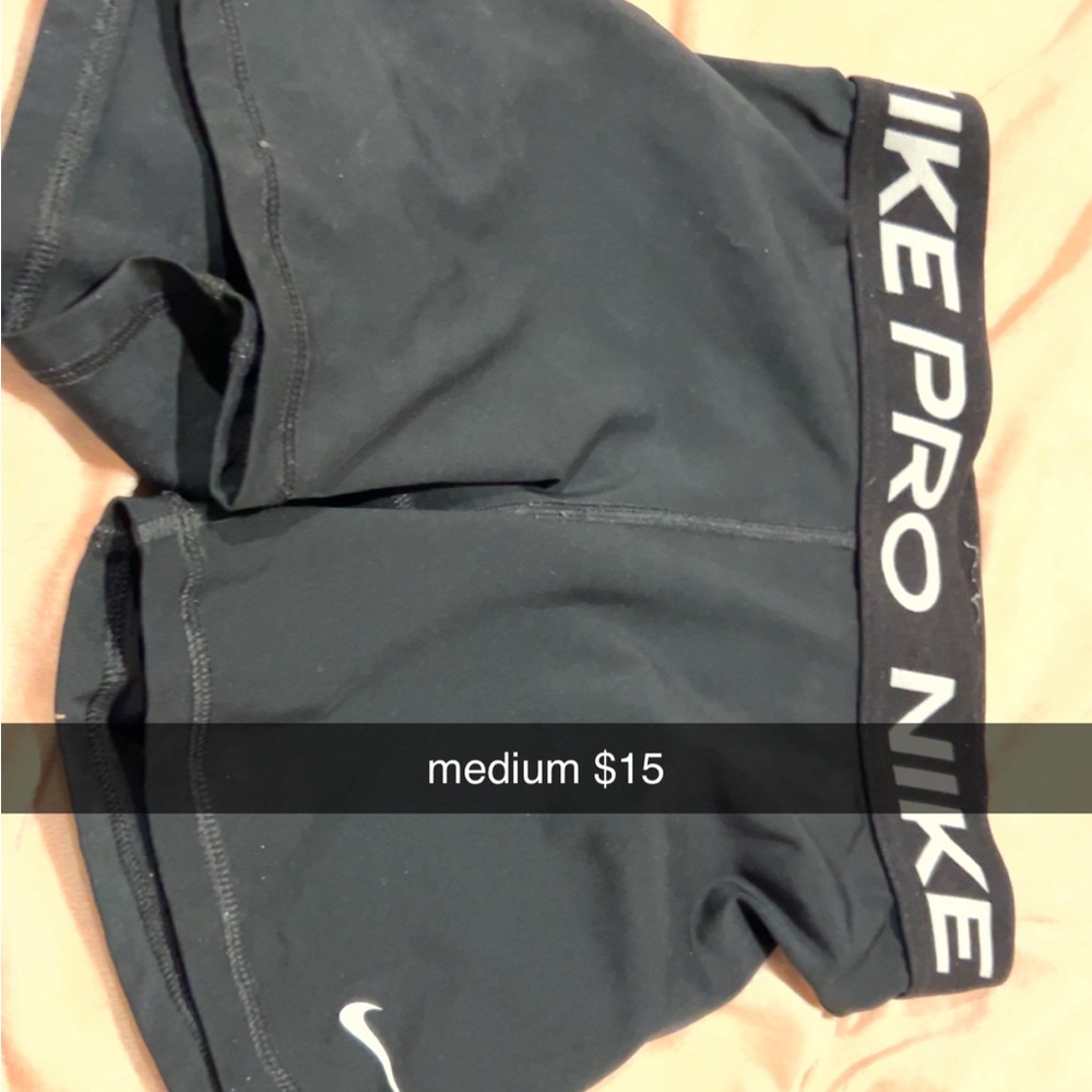 Nike Pro Black Athletic Shorts